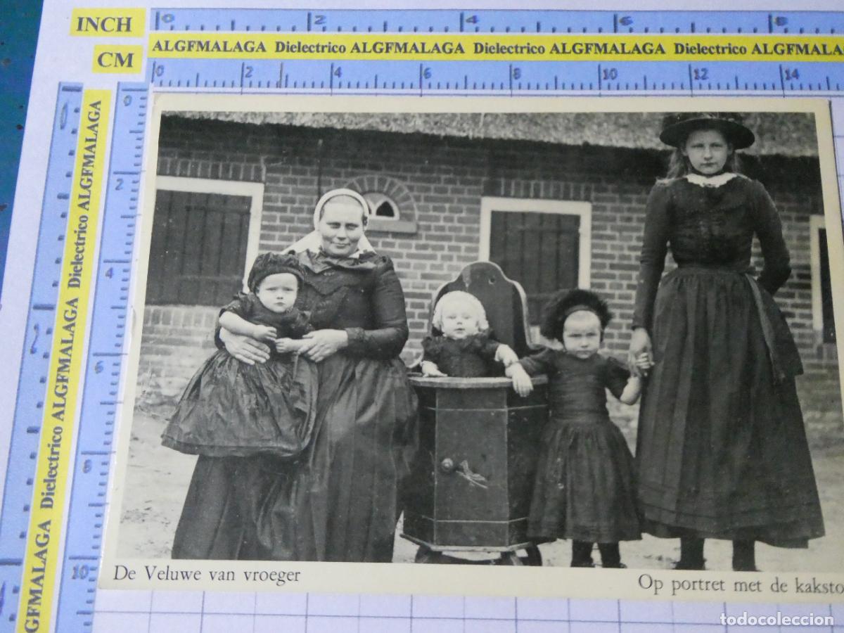 Postais: POSTAL DE HOLANDA PA&Iacute;SES BAJOS. FACS&Iacute;MIL DE VELUWE CAN VROEGER . FAMILIA MADRE NI&Ntilde;AS. 2748