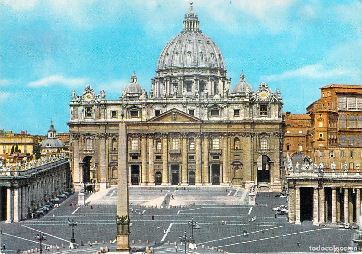 Postkarten: Postal Roma Ciudad del Vaticano: Bas&iacute;lica y Plaza de San Pedro, Italia