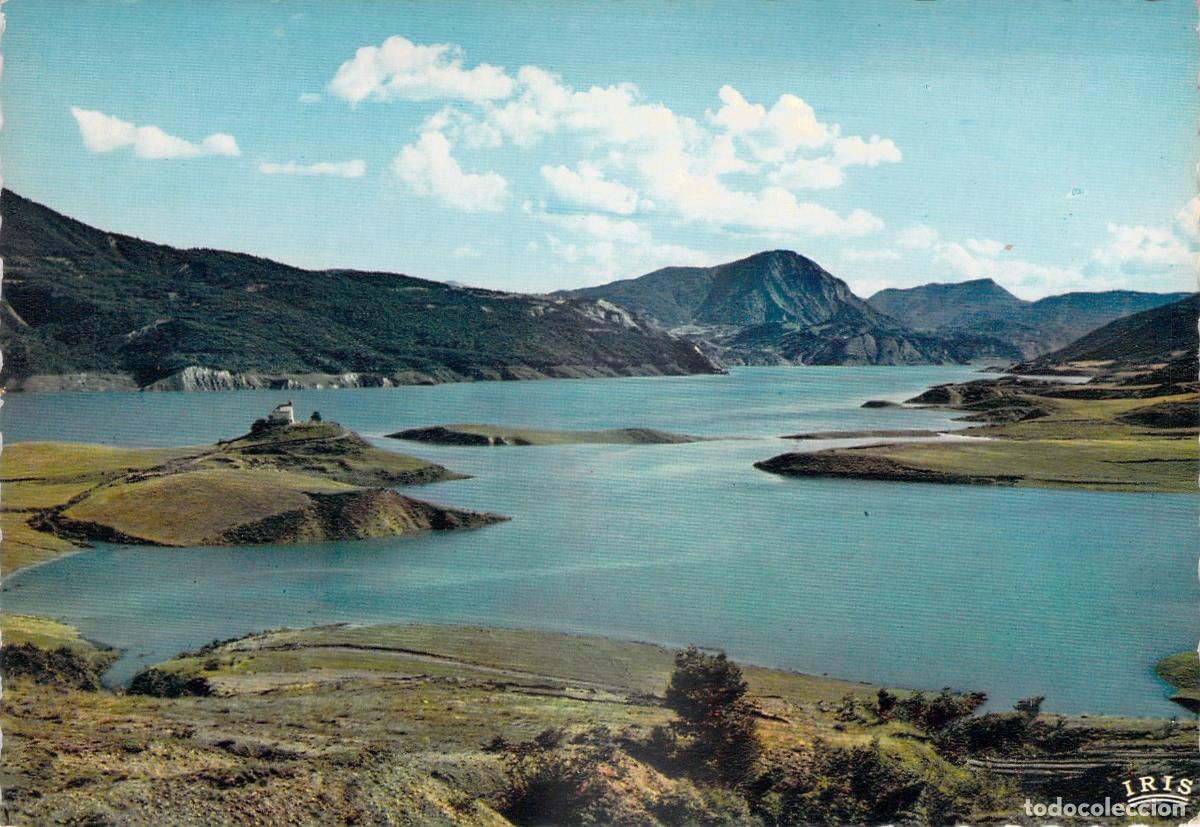 Postais: Postal Lac de Serre-Pon&ccedil;on, Hautes-Alpes, Panorama Lago y Monta&ntilde;as, Francia