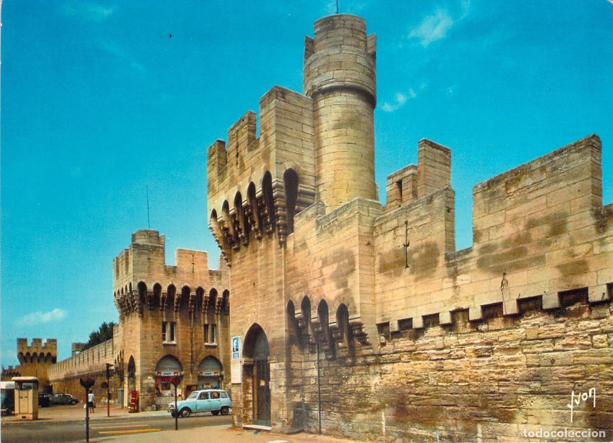 Postais: Postal Avignon Murallas y Porte de la R&eacute;publique Francia Fortificaci&oacute;n Medieval