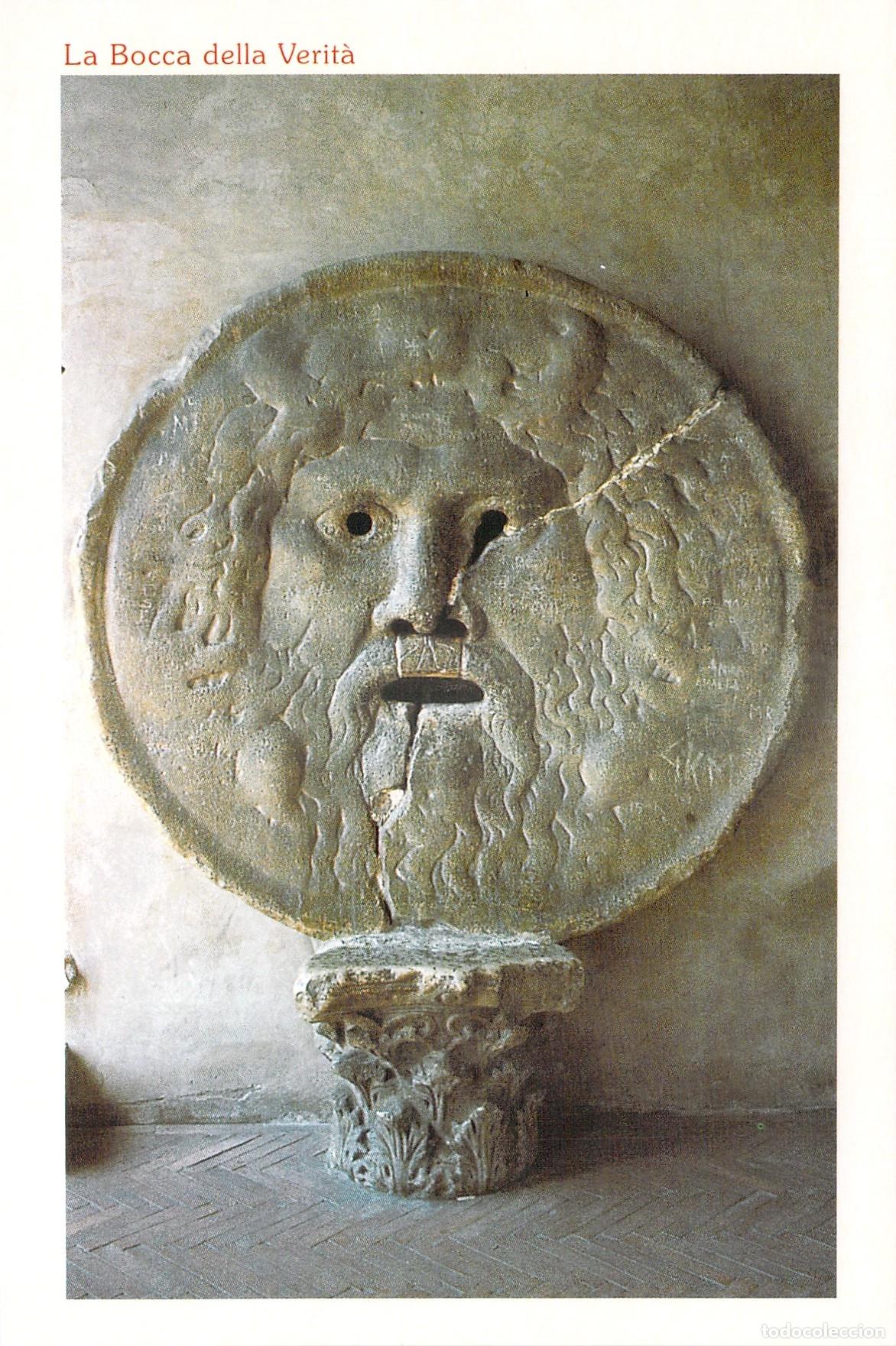 Cartes Postales: Postal de Roma - La Bocca della Verit&agrave; (Boca de la Verdad) - Monumento Antiguo