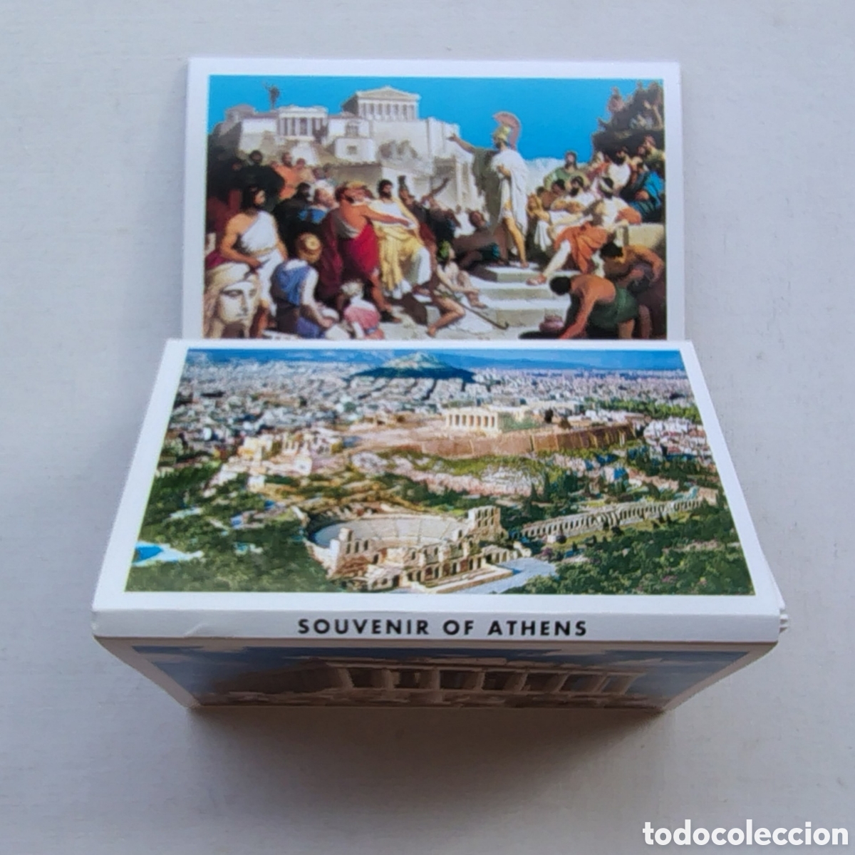 Postales: Souvenir de Atenas &ndash; Set de 10 Postales en Acorde&oacute;n