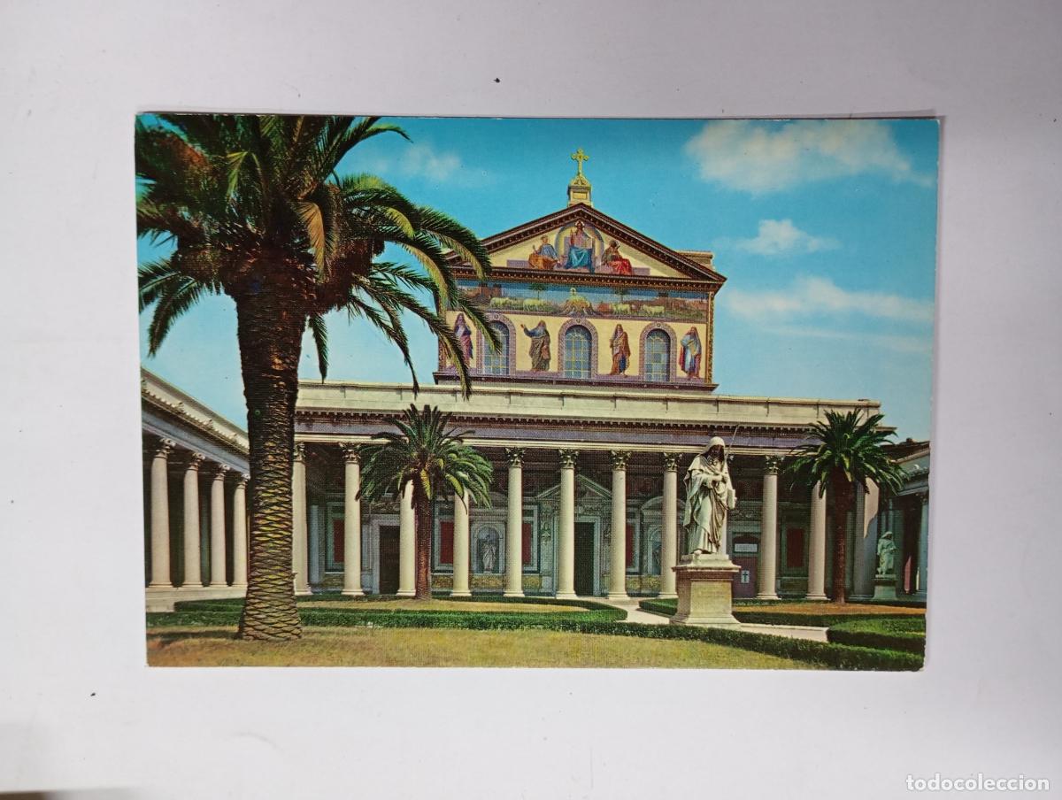 Cartoline: POSTAL DE ROMA. BAS&Iacute;LICA DE SAN PABLO. TDKP26S