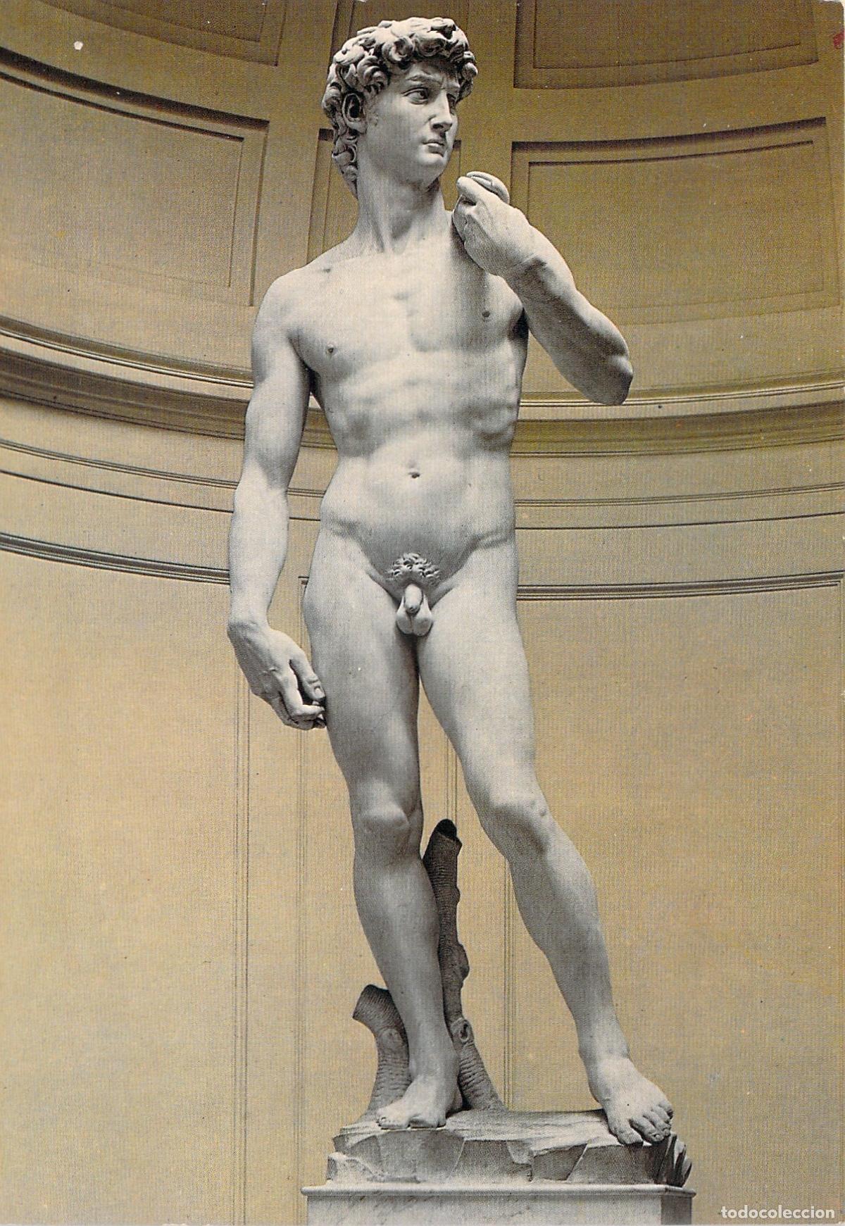 Cartoline: Postal Florencia Galer&iacute;a Accademia Estatua El David de Miguel &Aacute;ngel Italia