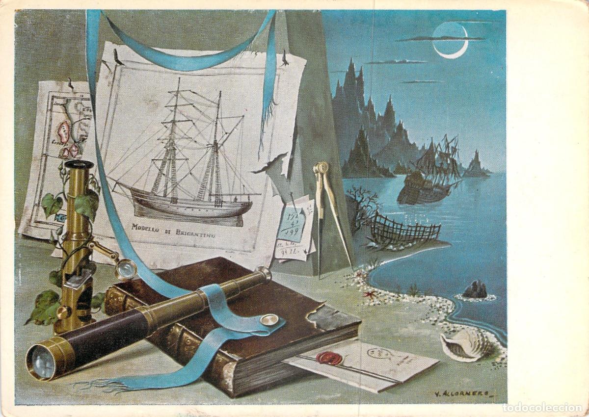 Cartes Postales: Postal de Arte Italiano | Vittorio Accornero, &rdquo;Il principio e la fine&rdquo;