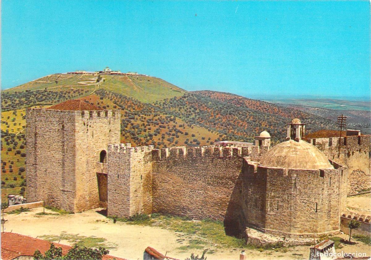 Cartoline: Postal Elvas Portugal, Vista Castelo y Forte da Gra&ccedil;a, Arquitectura Militar