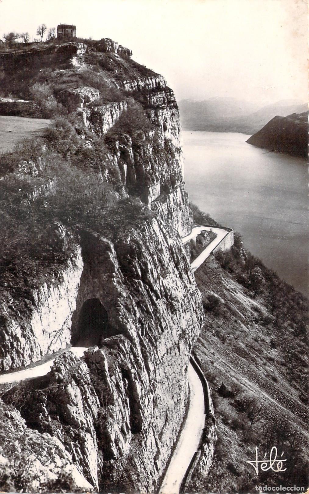 Cartes Postales: Postal Panor&aacute;mica Francia Aix-les-Bains Rocher Chambotte Lac du Bourget