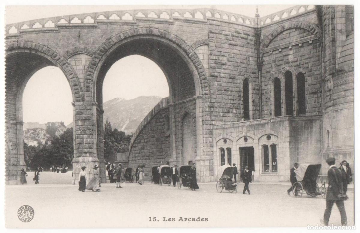 Postais: Postal principios del XX- Lourdes-Las Arcadas-sin circular-