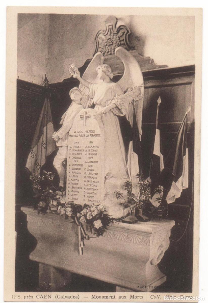 Postais: Postal principios del XX- Monumento a los Muertos-Caen-Francia-sin circular-