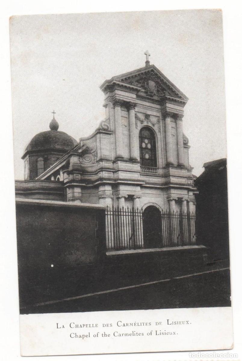 Postais: Postal principios del XX-Capilla de las Carmelitas de Liseux-Francia-circulada-
