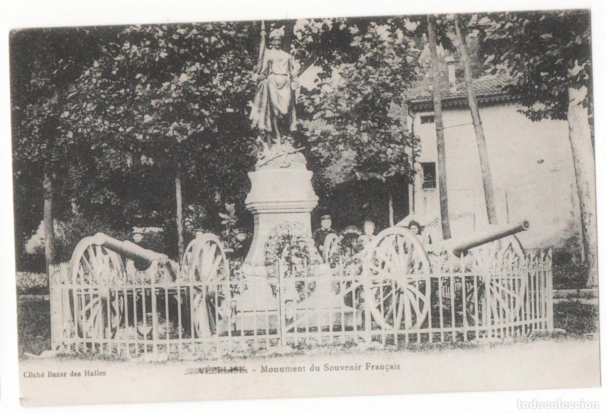 Postales: Postal principios del XX-Monumento en Vezelise-Francia-circulada-