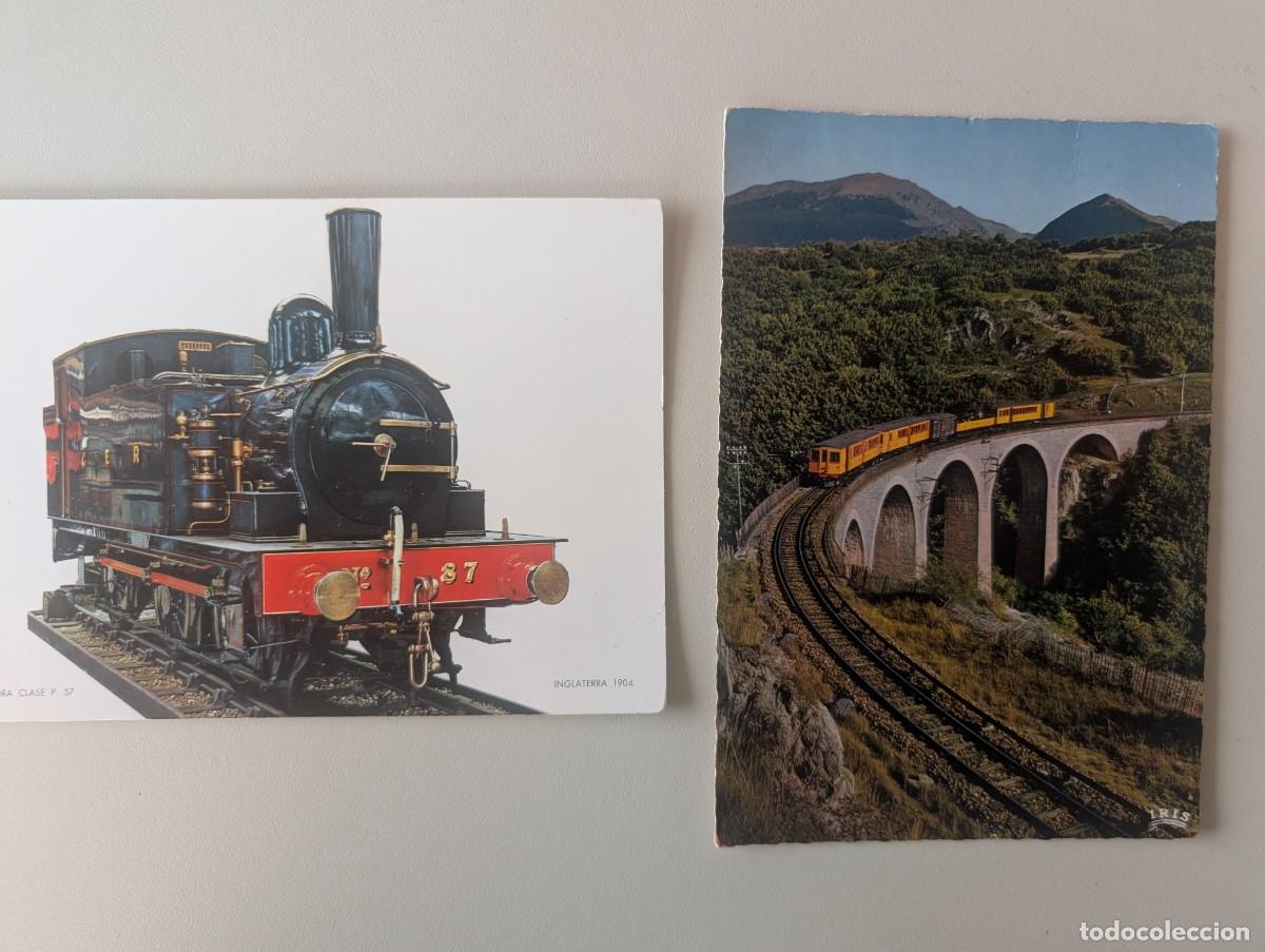 Postales: POSTALES DE FERROCARRIL (TREN FRANCIA Y TREN INGLATERRA)