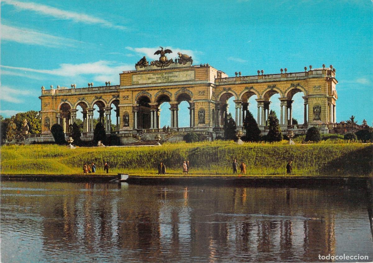 Postkarten: Postal Gloriette Palacio Sch&ouml;nbrunn, Viena, Austria, Monumento Cl&aacute;sico