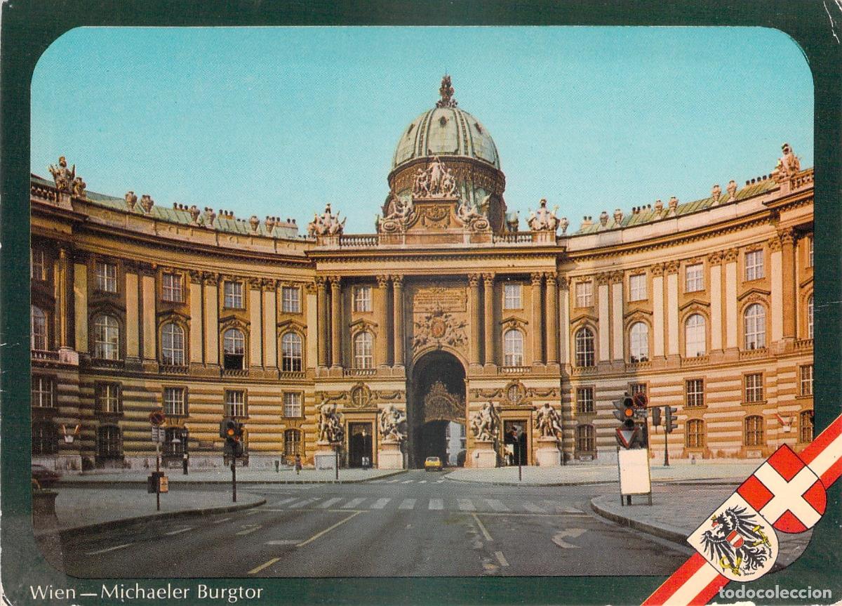 Postkarten: Postal Viena Austria - Michaelertor, Entrada al Palacio Imperial Hofburg