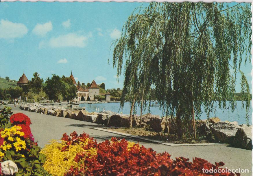 Postkarten: SUIZA, ROLLE, EL PUERTO Y EL CASTILLO &ndash; BOVEY 2919 &ndash; S/C