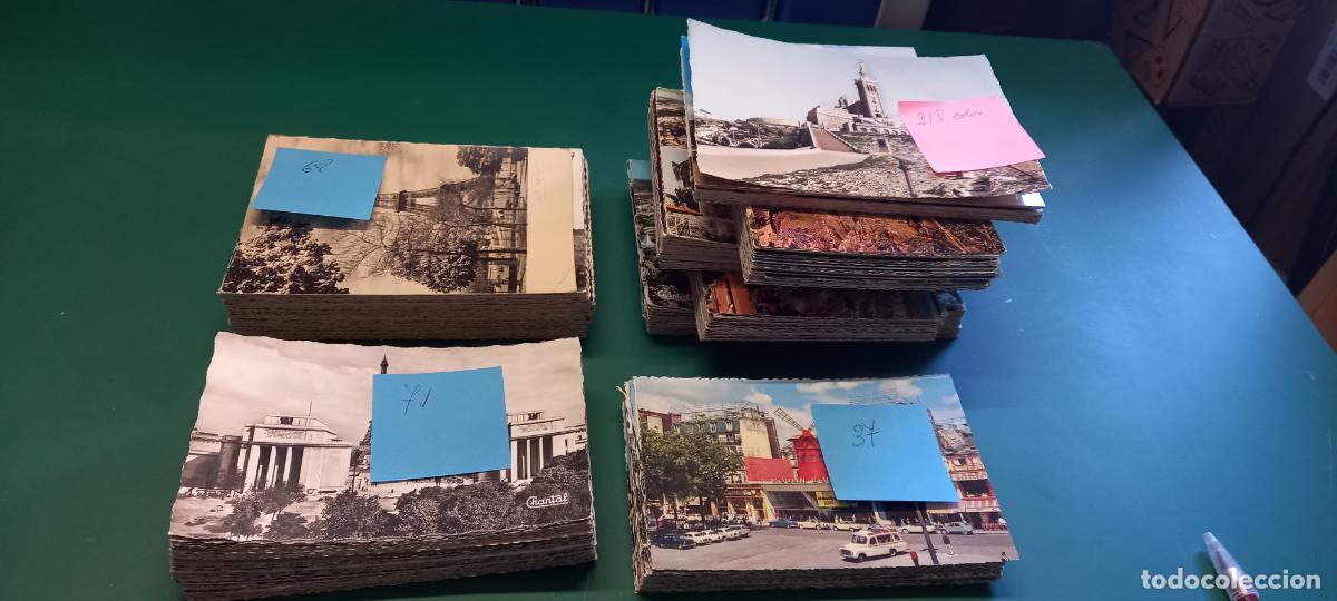 Postales: &iexcl;&iexcl;&iexcl;LIQUIDACI&Oacute;N!!! 394 ANTIGUAS POSTALES DE FRANCIA EN BLANCO Y NEGRO Y COLOR