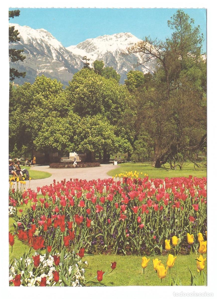 Postais: &Ouml;STERREICH. Innsbruck. Hofgarten mit Nordkette.