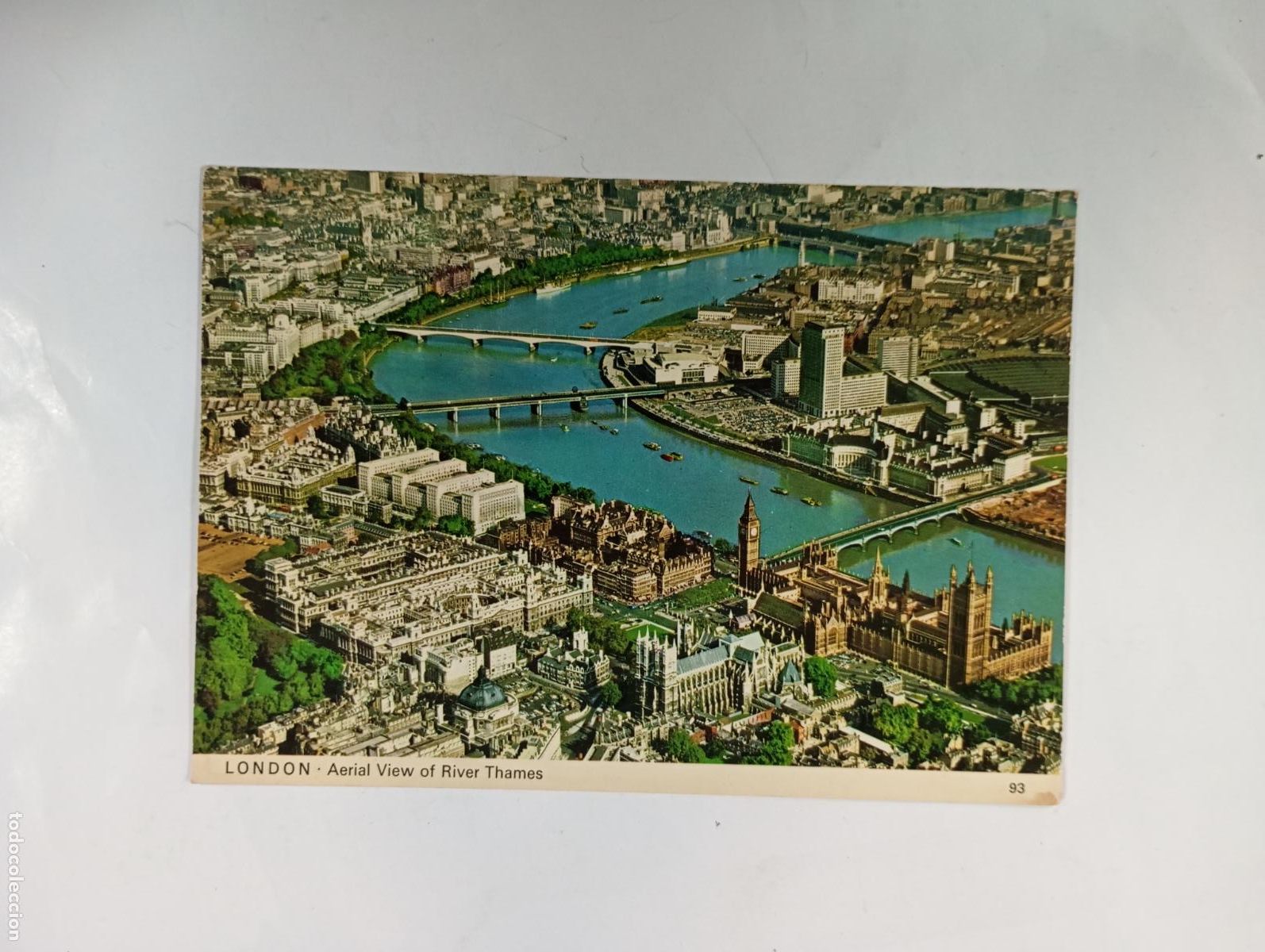 Postcards: POSTAL DE LONDRES R&Iacute;O T&Aacute;MESIS. RIVER THAMES. LODON. TDKP26M