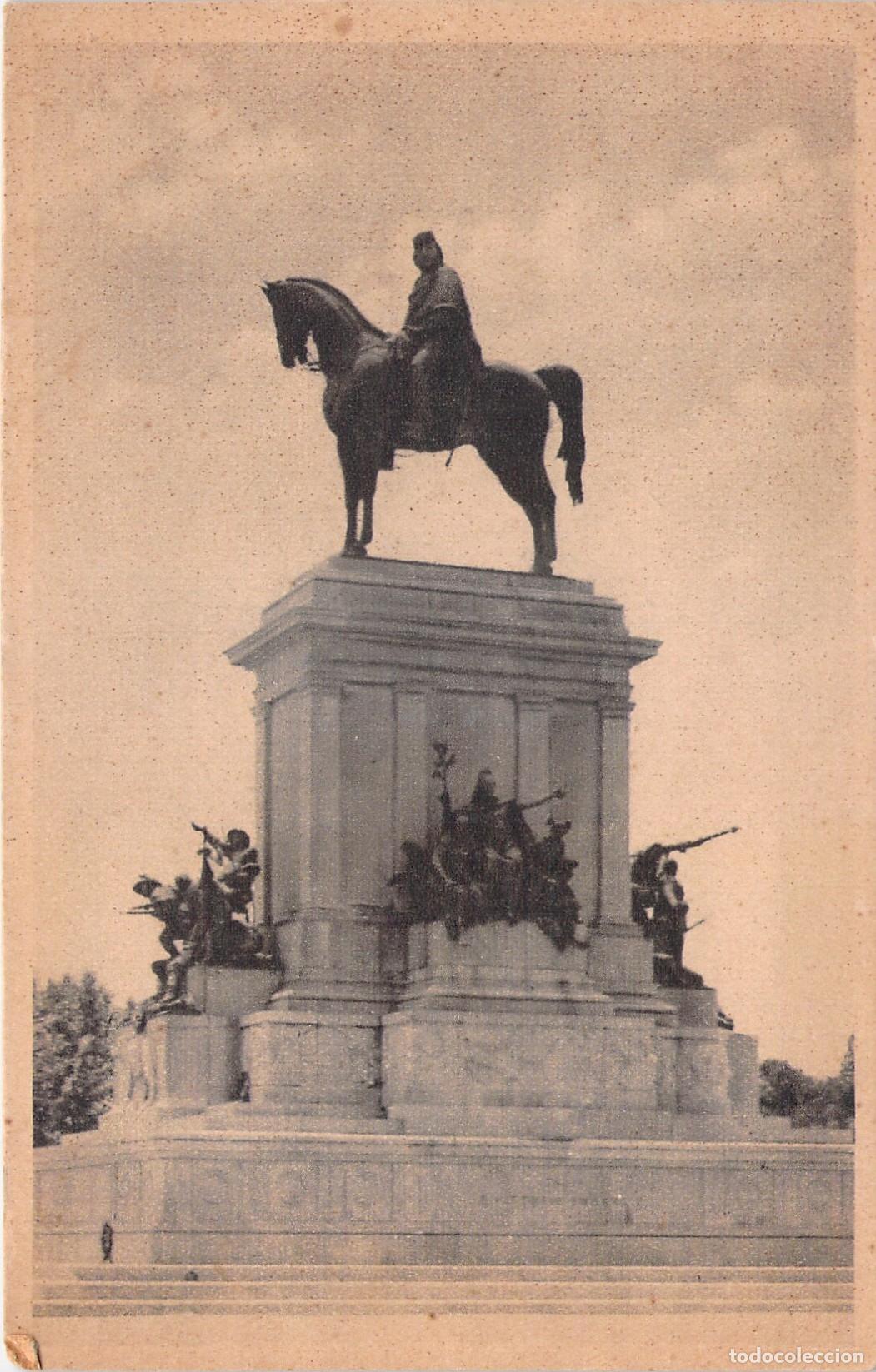 Postkarten: Postal Roma Italia. Monumento Ecuestre de Giuseppe Garibaldi, Gianicolo.