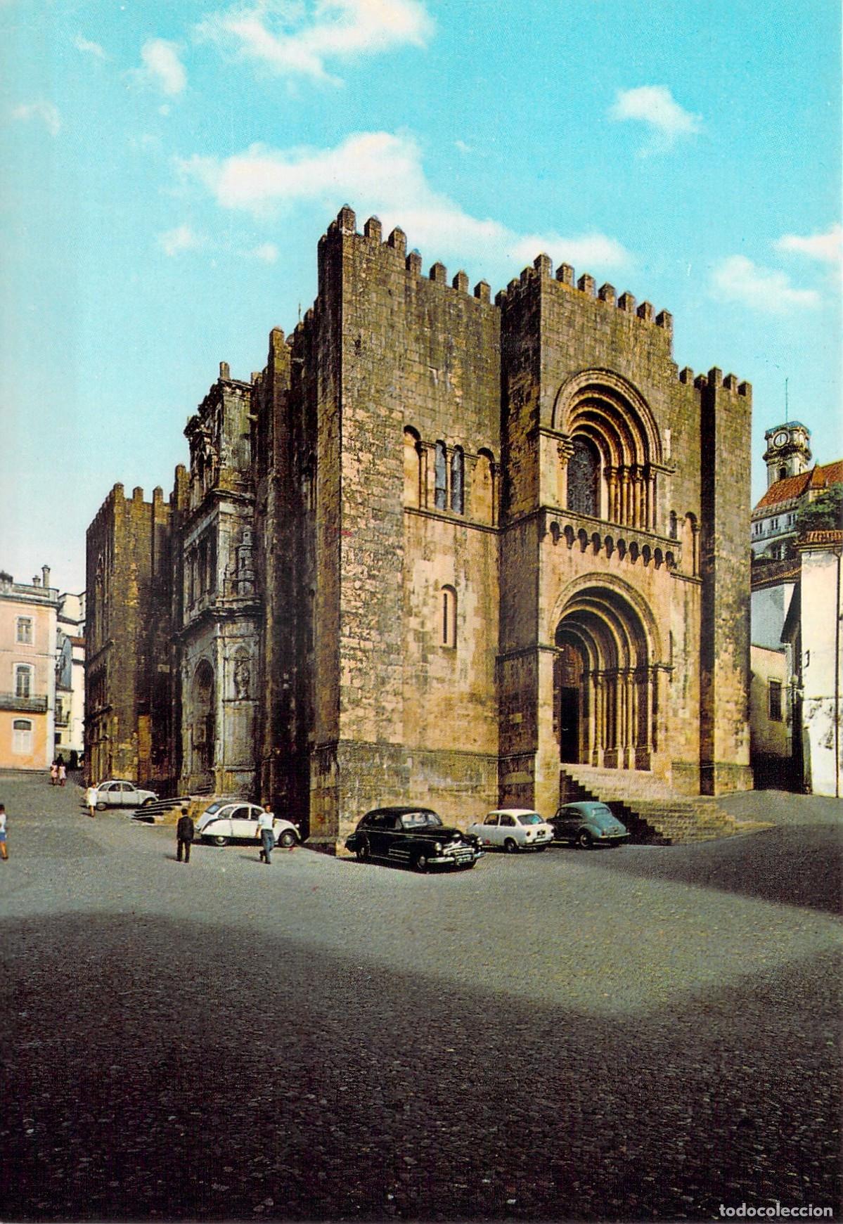 Postais: Postal S&eacute; Velha Coimbra Portugal, Antigua Catedral Rom&aacute;nica, Centro