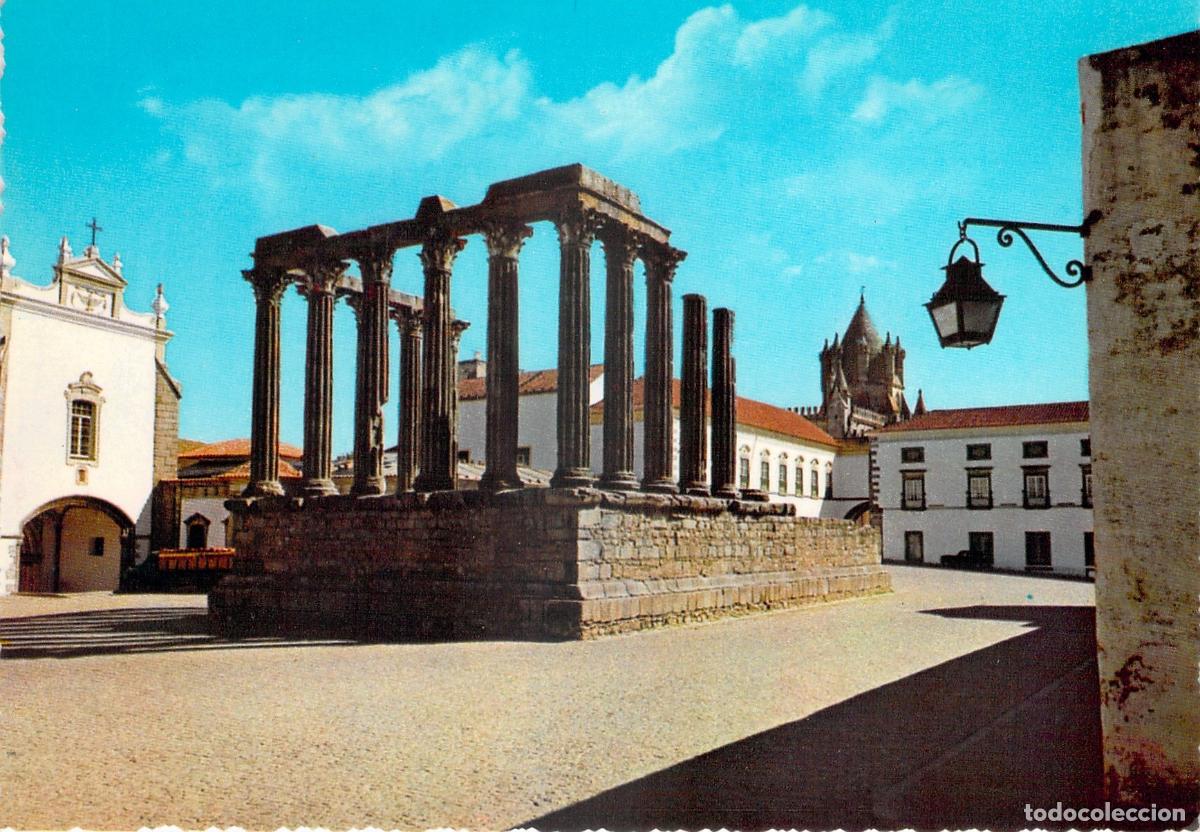 Postais: Postal &Eacute;vora Portugal - Ruinas del Templo Romano o de Diana - Arquitectura Antigua