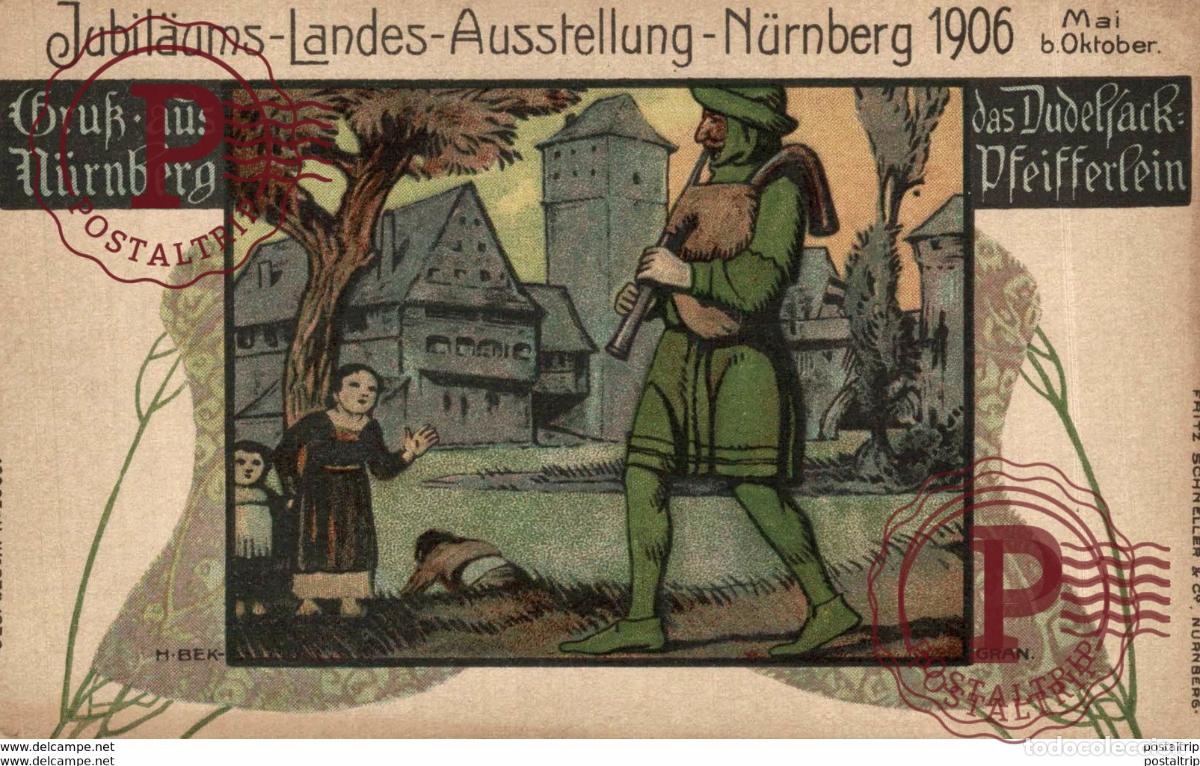 Postales: jubil&auml;ums landes ausstellung n&uuml;rnberg 1906. ALEMANIA GERMANY DEUTCHLAND.