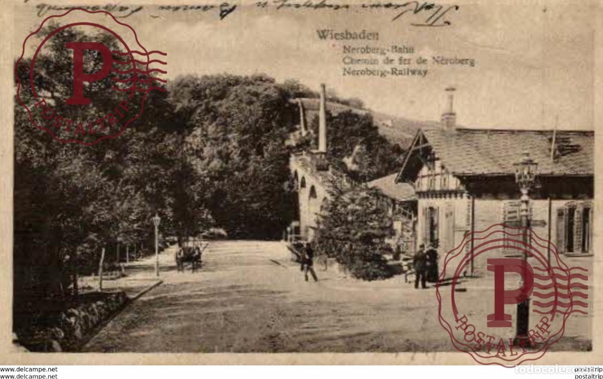 Postcards: Wiesbaden - chemin de fer de norberg. ALEMANIA GERMANY DEUTCHLAND.