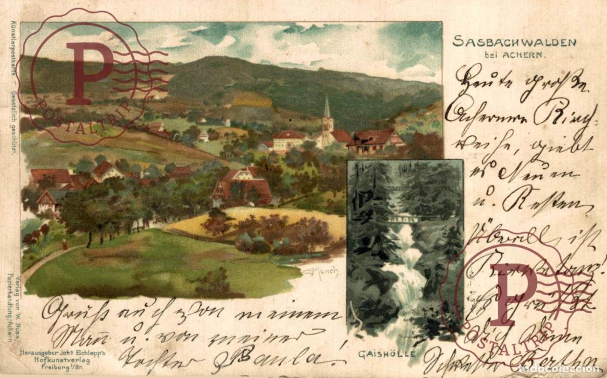 Cartes Postales: ALEMANIA Deutschland GERMANY. SASBACHWALDEN. BEI ACHERN