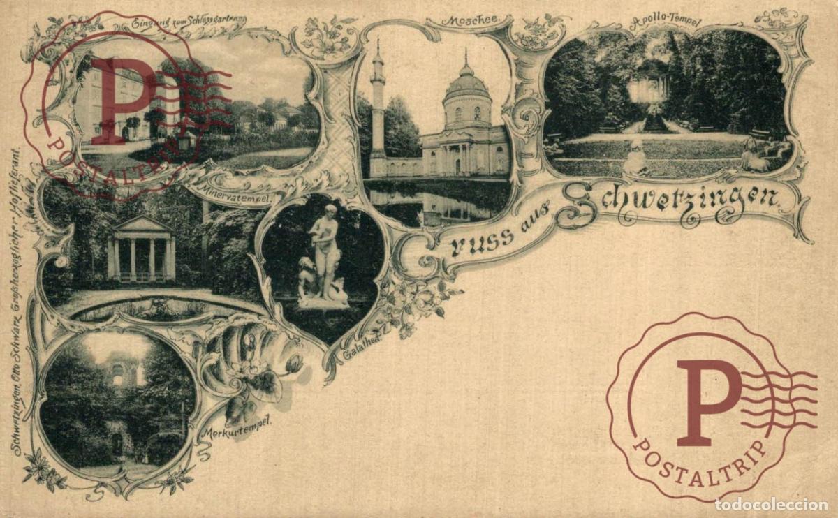 Cartes Postales: ALEMANIA Deutschland GERMANY. GRUSS aus SCHWETZINGEN. LITHO.