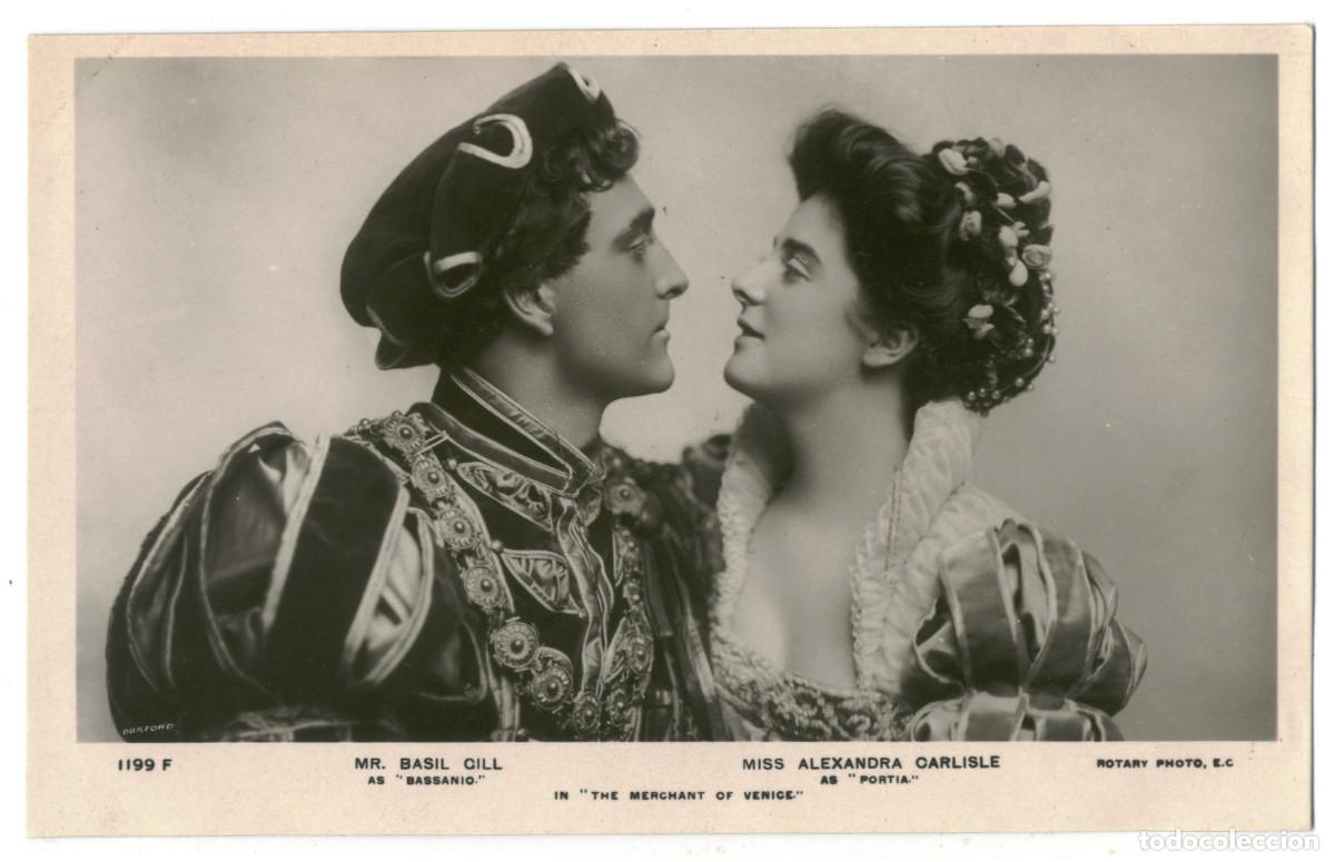Postales: Teatro: The Merchant of Venice (Shakespeare)_Rotary 1199 F