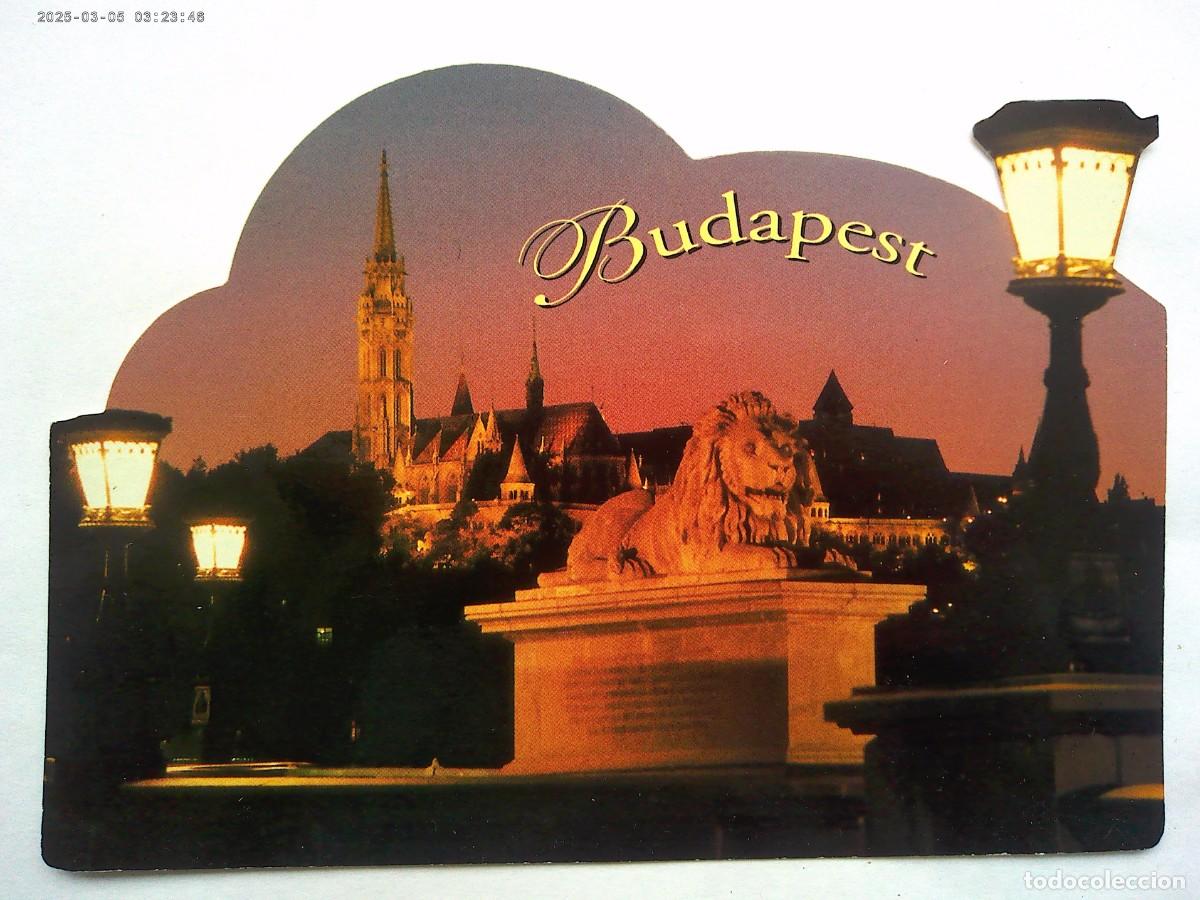 Postales: POSTAL DE BUDAPEST ( HUNGRIA ). TROQUELADA - Foto 1