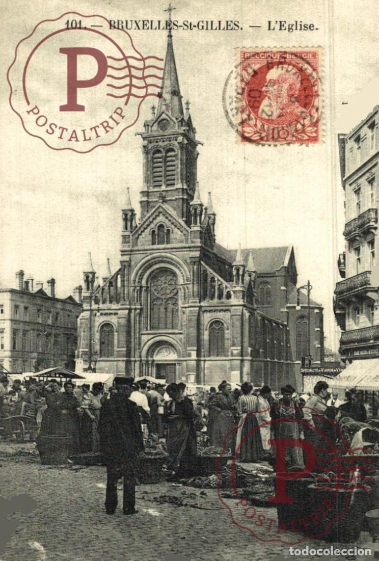 Postkarten: BELGICA. Belgien Belgium. Bruxelles. Eglise St Gilles
