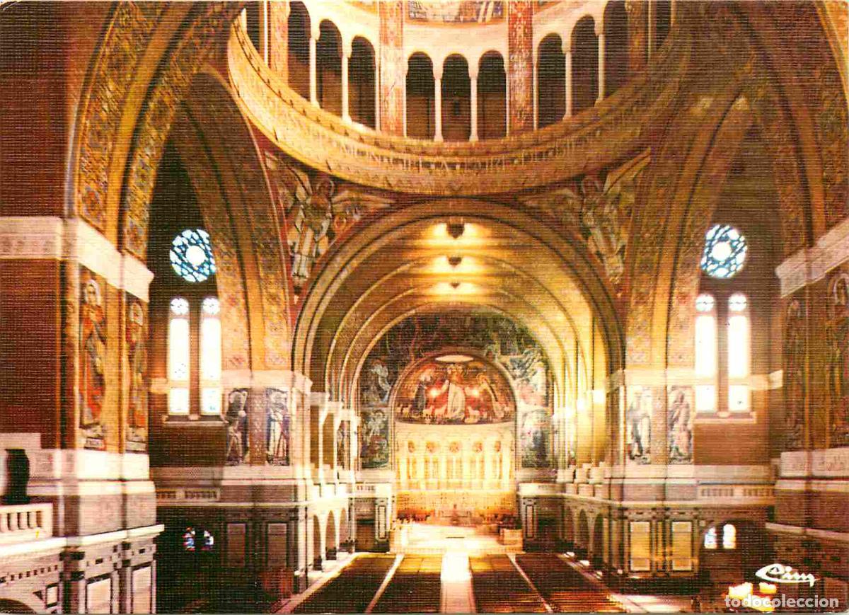 Postais: France - Carte Postale - 14 - Lisieux - Basilique Sainte Th&eacute;r&egrave;se - int&eacute;rieur de la Basilique sup&eacute;rie