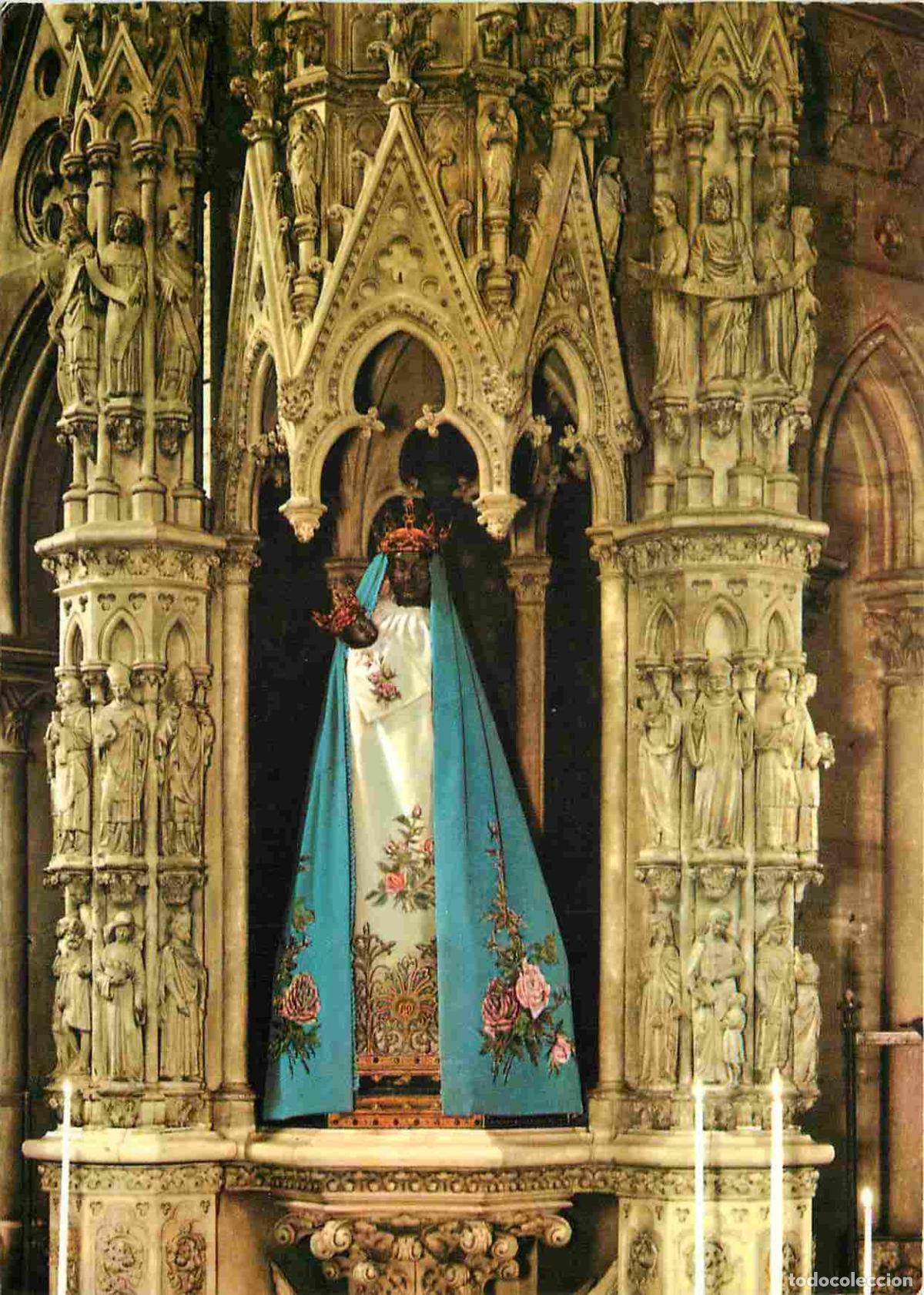 Postais: France - Carte Postale - 14 - La D&eacute;livrande - int&eacute;rieur de la Basilique - La Vierge Noire - Art Reli