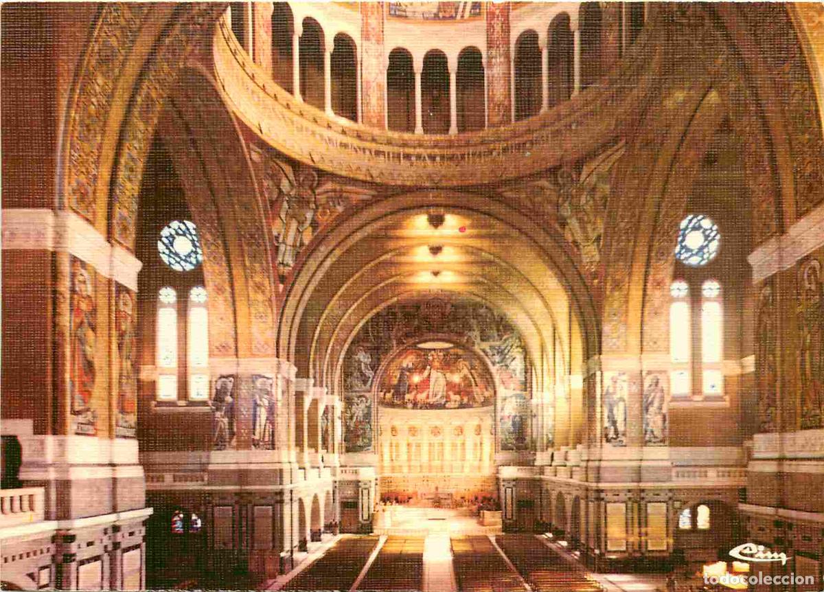 Postais: France - Carte Postale - 14 - Lisieux - Basilique Sainte Th&eacute;r&egrave;se - int&eacute;rieur de la Basilique sup&eacute;rie