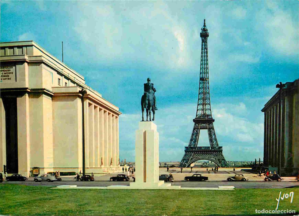 Postales: France - Carte Postale - 75 - Paris - Tour Eiffel - Terrasse du Palais de Chaillot - Automobiles - C