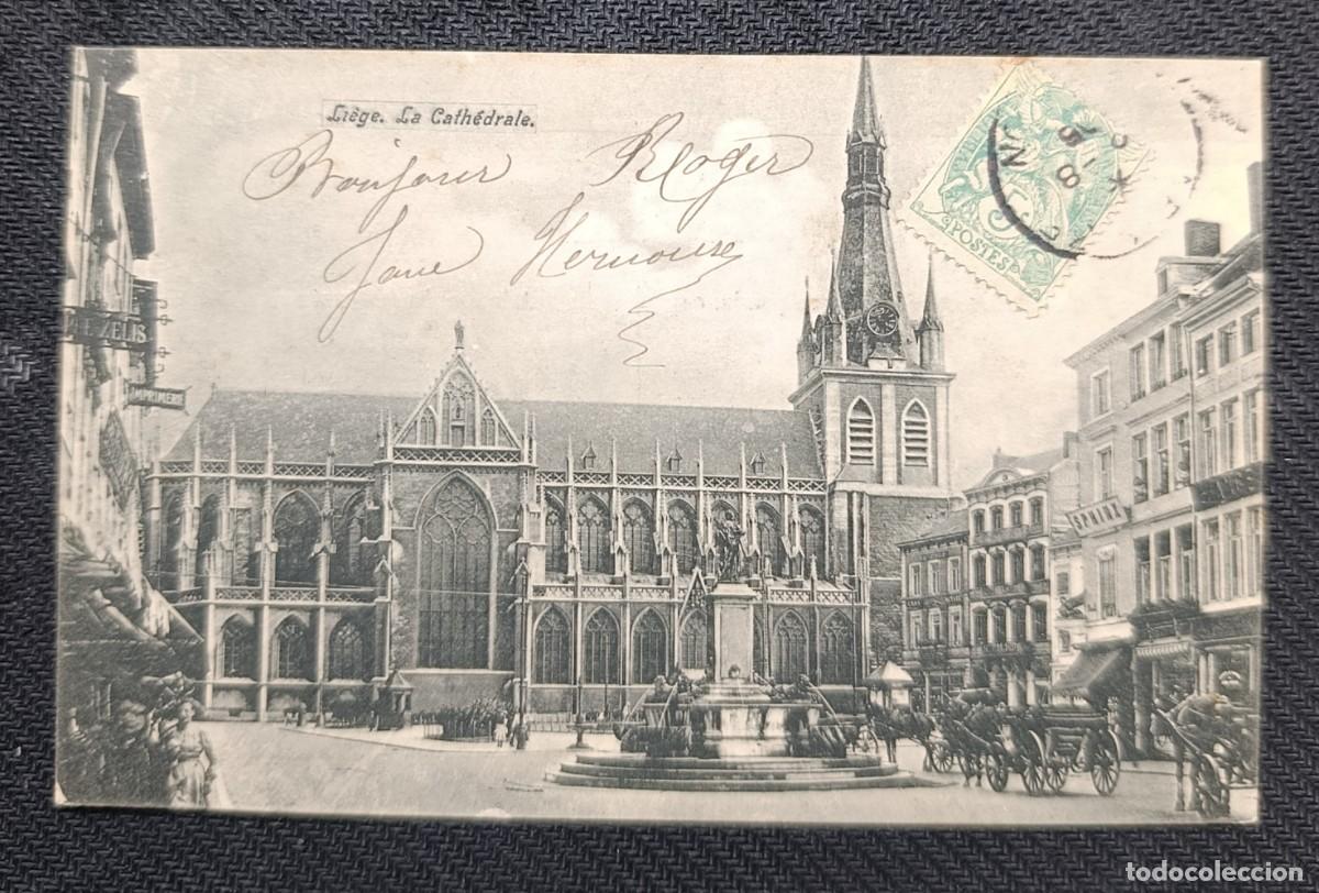 Postales: LIEGE - LA CATHEDRALE - Foto 1