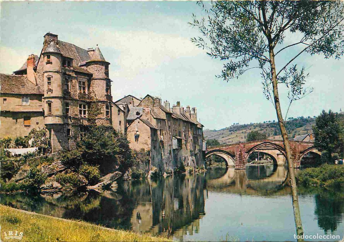 Postales: France - Carte Postale - 12 - Espalion - Le vieux palais et le pont Rouge - CPM - Voir Scans Recto-V
