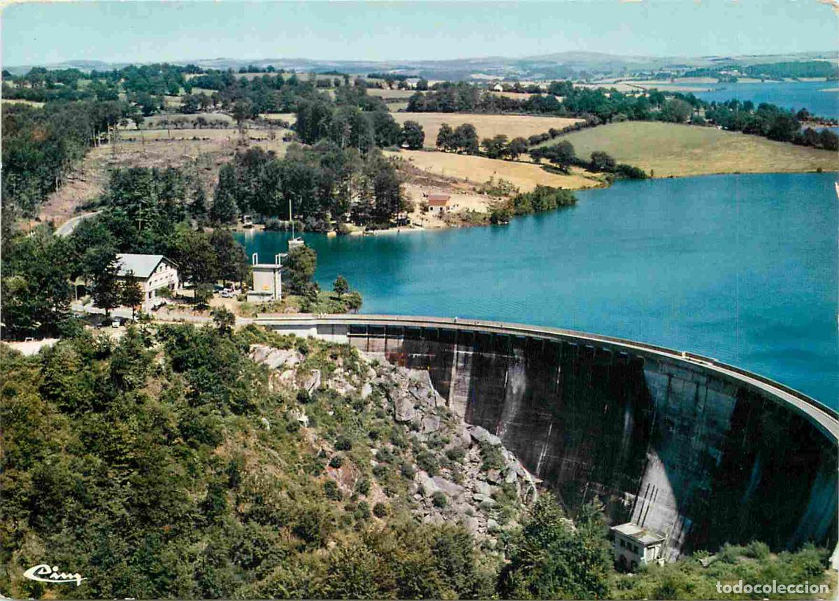 Postales: France - Carte Postale - 12 - Salles Curan - Lac de Pareloup - Le Barrage - Vue a&eacute;rienne - CPM - Voi