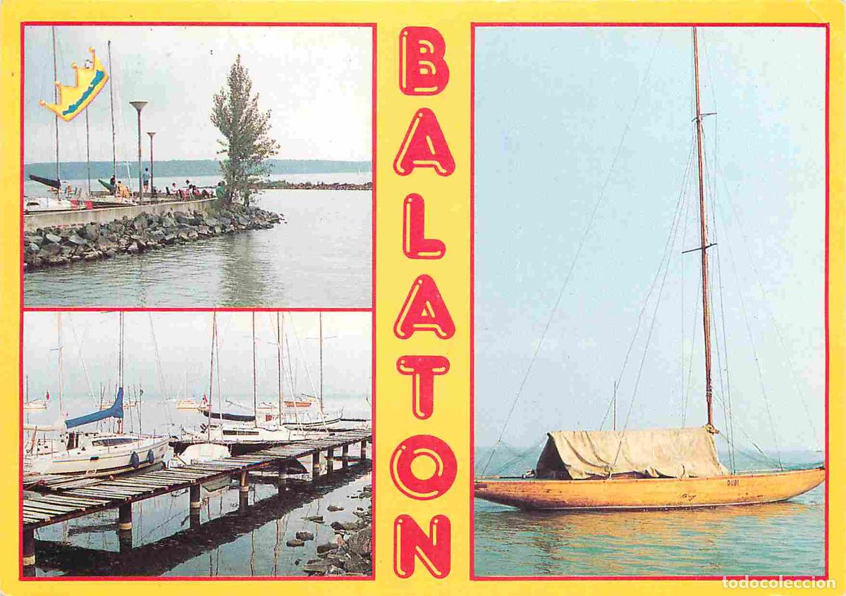 Cartoline: Carte Postale - Hongrie - Lac Balaton - Multivues - Bateaux - CPM - Voir Timbre - Voir Scans Recto-V