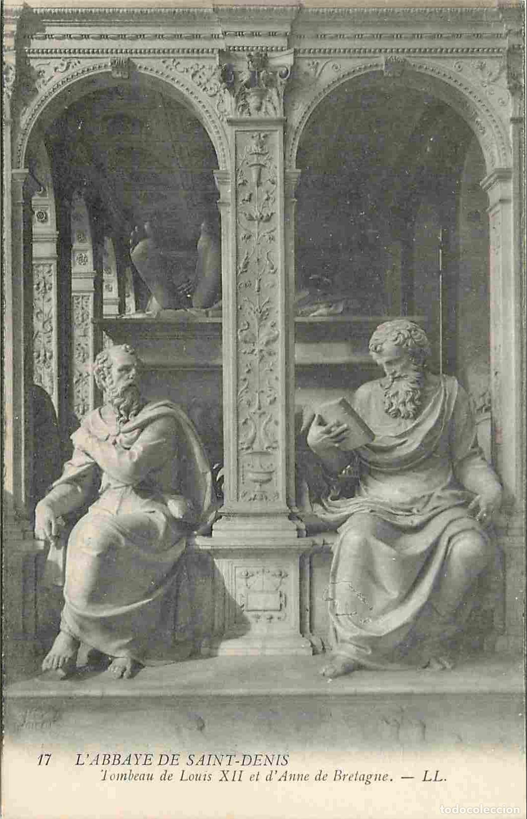 Postais: France - Carte Postale - 93 - Saint Denis - int&eacute;rieur de l'Abbaye - Tombeau de Louis XII et d'Anne d