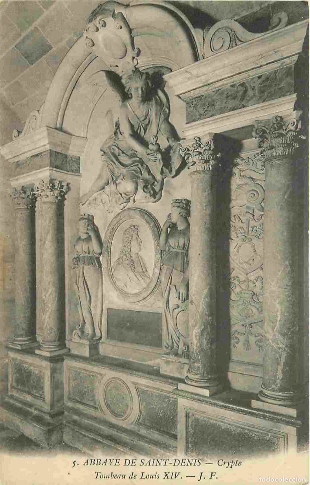 Postais: France - Carte Postale - 93 - Saint Denis - int&eacute;rieur de l'Abbaye - La Crypte - Tombeau de Louis XIV