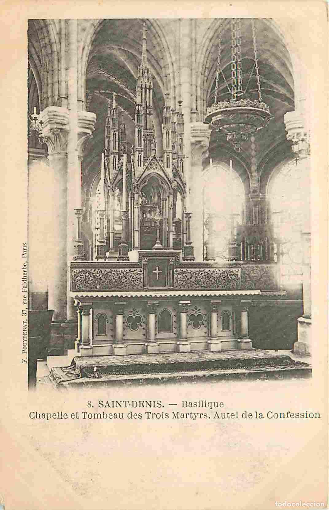 Postais: France - Carte Postale - 93 - Saint Denis - int&eacute;rieur de l'Abbaye - Chapelle et Tombeau des Trois Ma