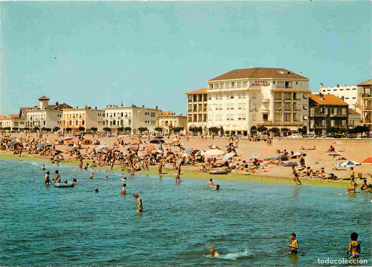 Postais: France - Carte Postale - 34 - Valras Plage - Le Boulevard Front de Mer et la Plage - Sc&egrave;nes de Plage