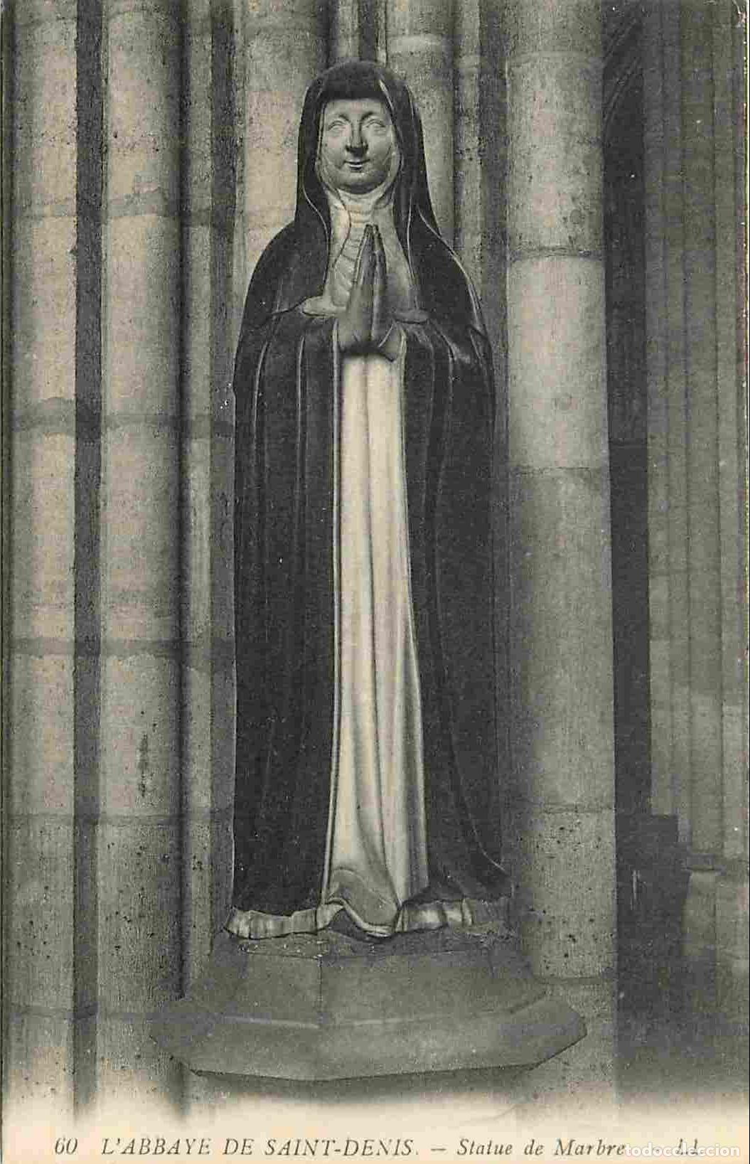 Postais: France - Carte Postale - 93 - Saint Denis - int&eacute;rieur de l'Abbaye - Statue de Marbre - CPA - Voir Sc