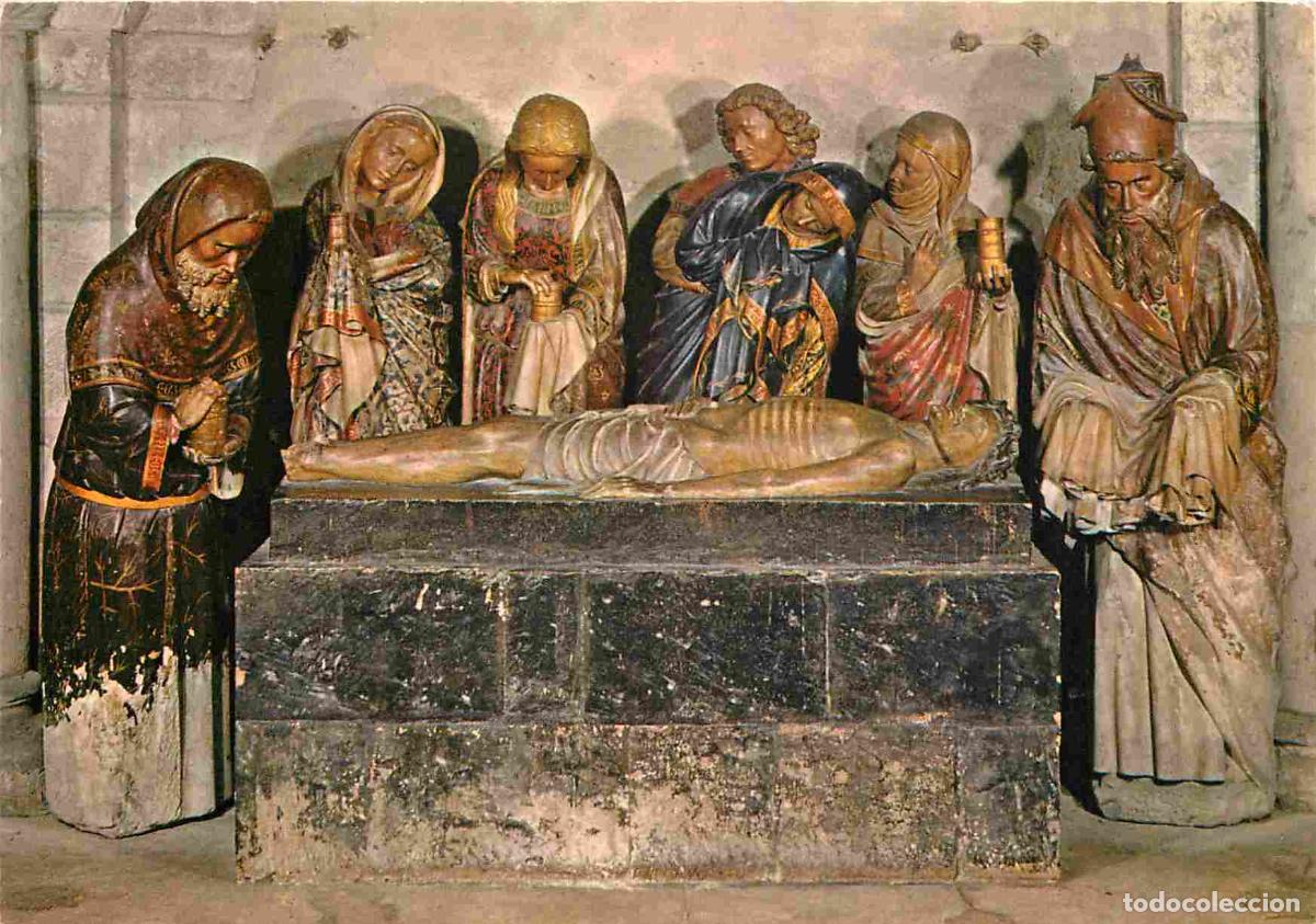 Postais: France - Carte Postale - 58 - Nevers - int&eacute;rieur de la Cath&eacute;drale - Mise au Tombeau - Art Religieux