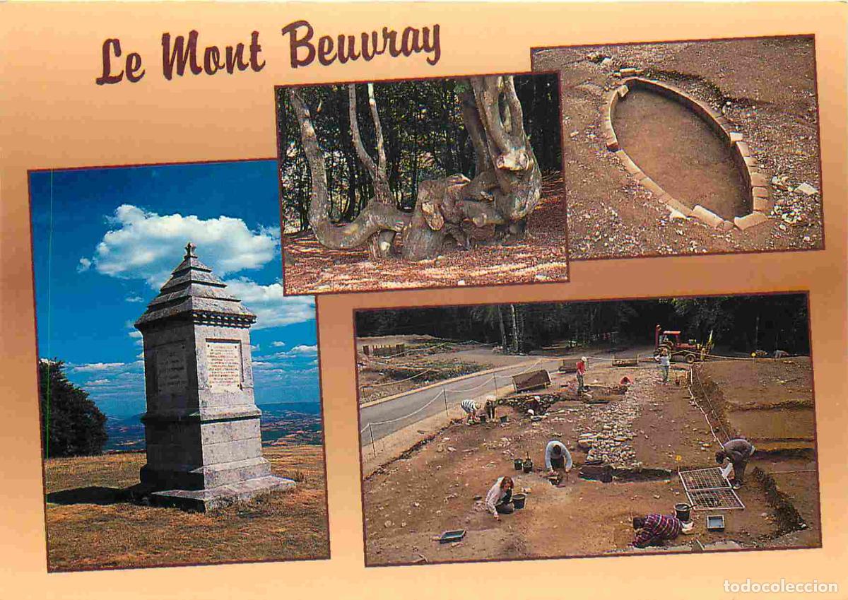 Postales: France - Carte Postale - 58 - Ni&egrave;vre - Le Mont Beuvray - Oppidum de Bibracte - Multivues - CPM - Voi