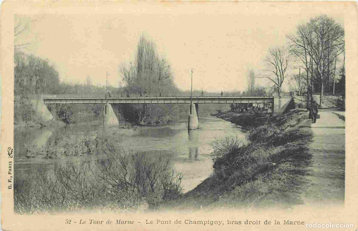 Postales: France - Carte Postale - 94 - Champigny sur Marne - Le Tour de Marne - Le Pont de Champign - bras dr