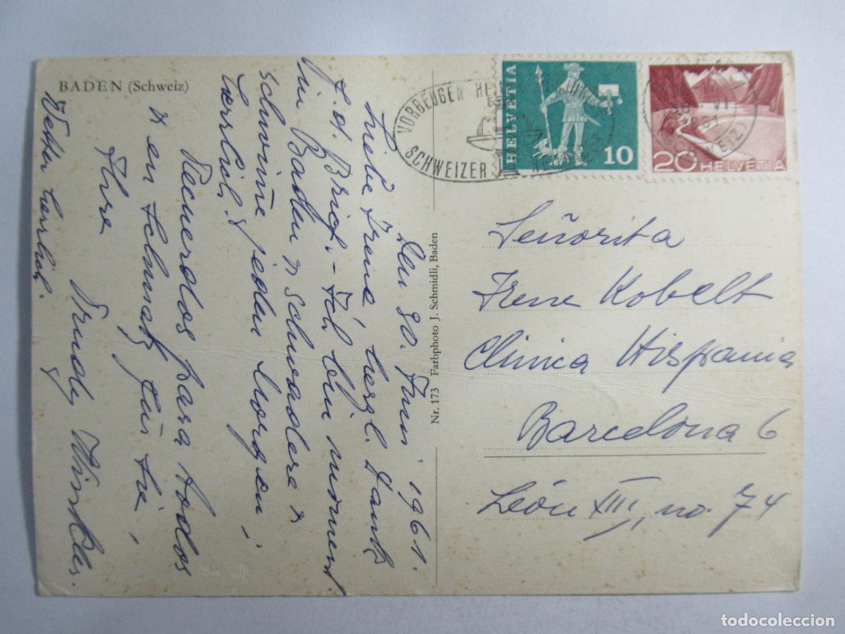 Postales: Baden (Schweiz) - Circulada - Foto 2