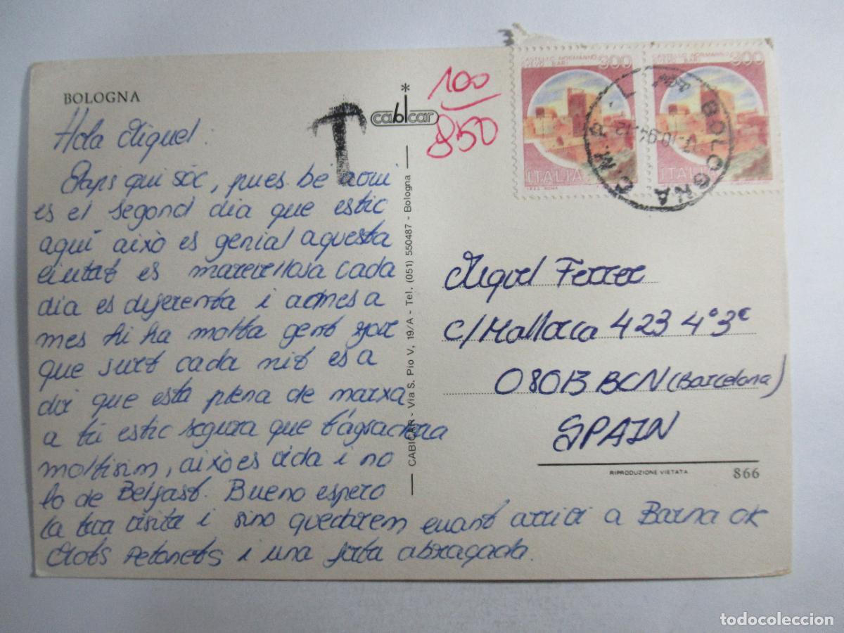 Postales: Bologna - Circulada. - Foto 2